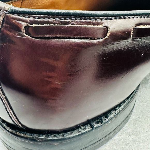 Ellen Edmonds Cap Toe Braided Tassel Slip On Brown Men’s Dress Loafer Shoes size - Picture 16 of 16